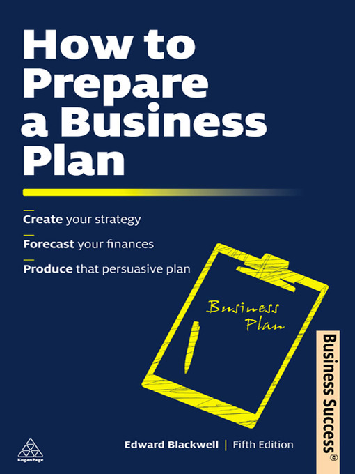 Title details for How to Prepare a Business Plan by Edward Blackwell - Wait list